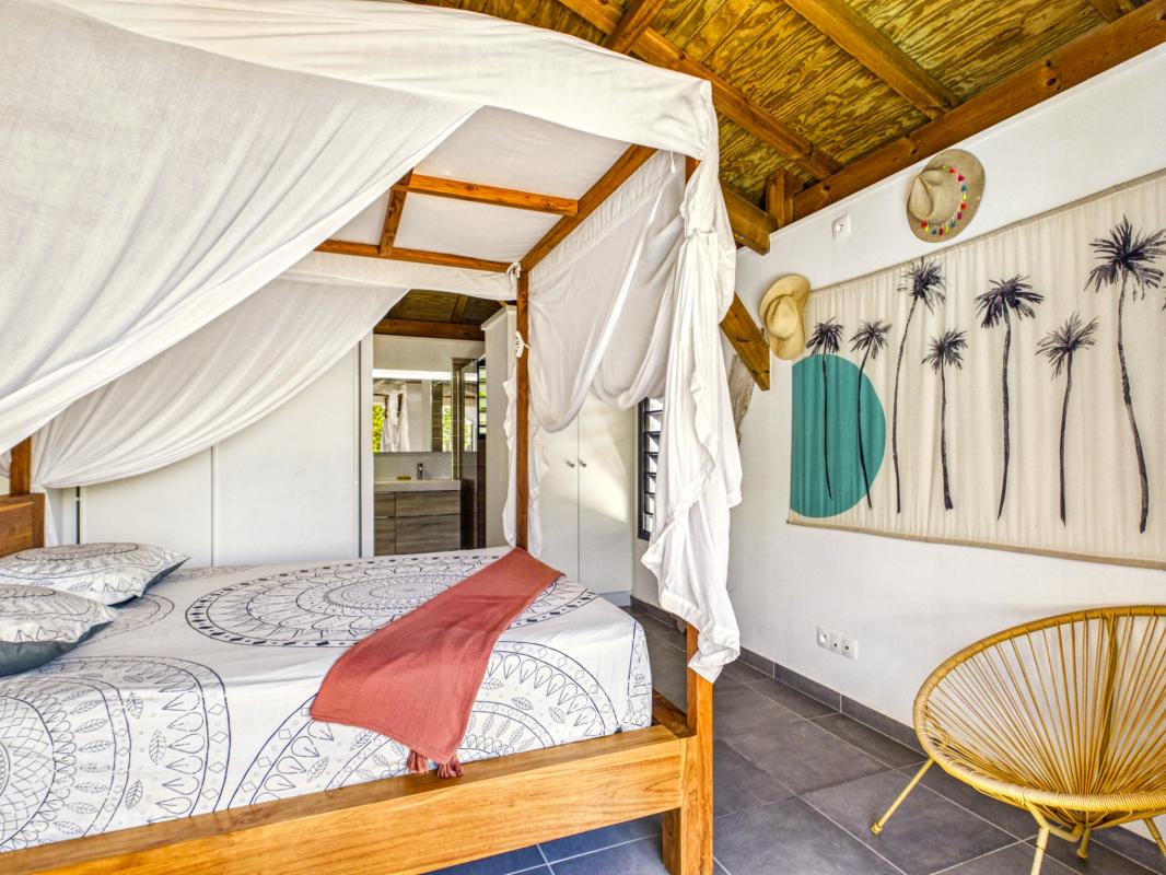 22.Location villa piscine vue mer 3 chambres Deshaies Guadeloupe
